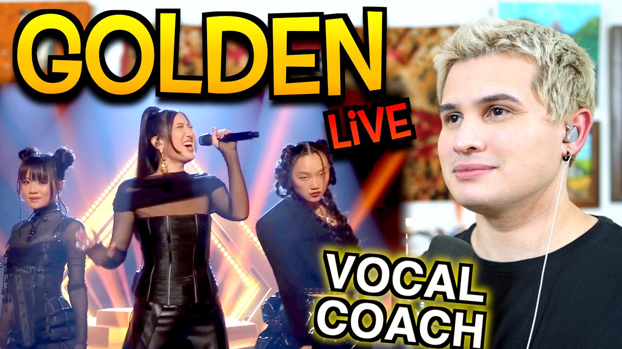Vocal Coach Reacts to Golden LIVE - Kpop Demon Hunters