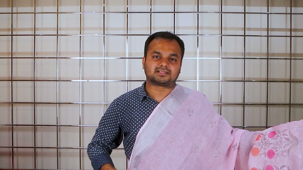 Exclusive Hand Woven Linen Sarees | Hand N Yarns | HNY