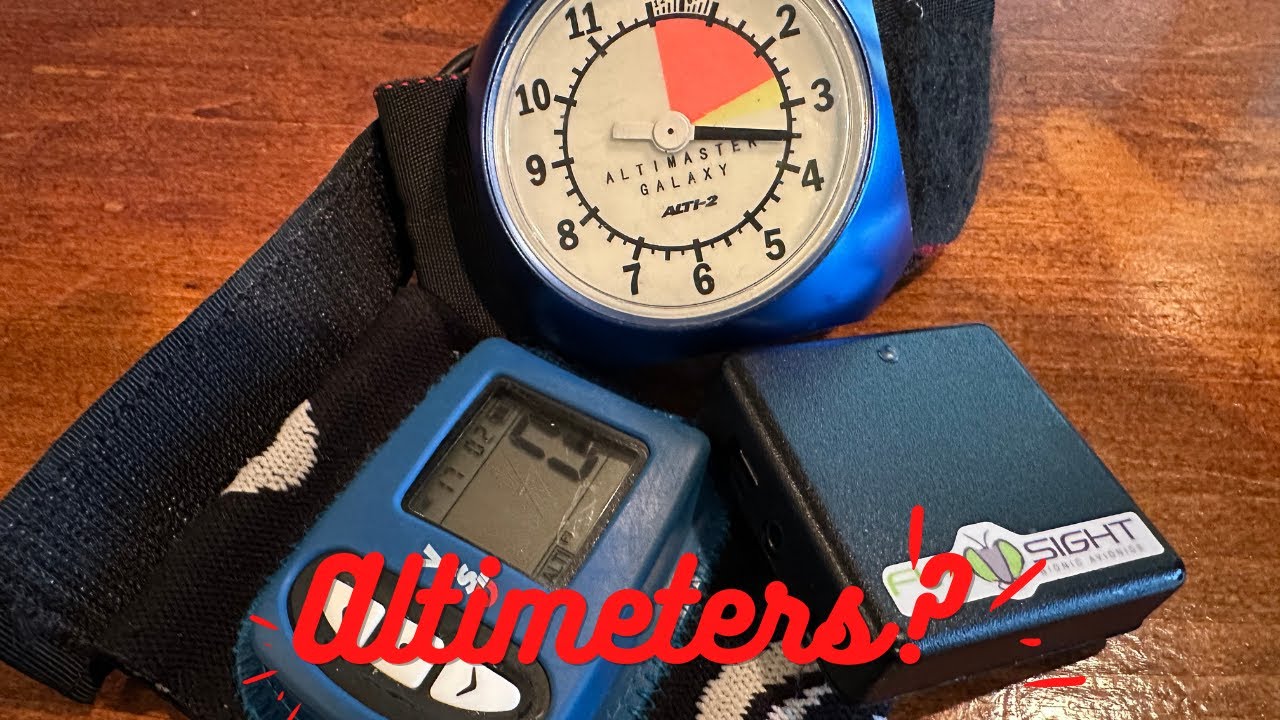 A skydiving altimeter without a screen?