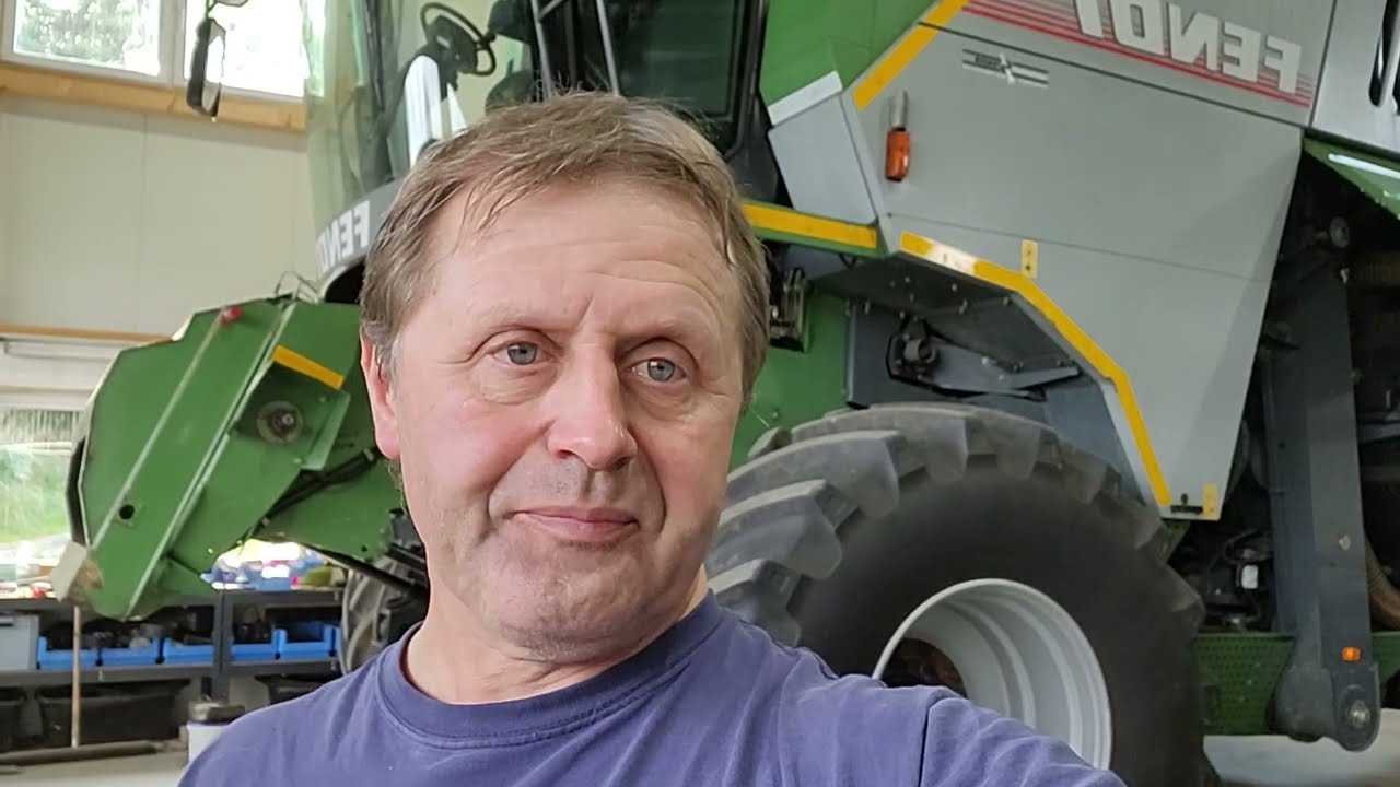 Mähdrescher umbauen mit Farmtrx Ertragsmessung und Fieldbee
