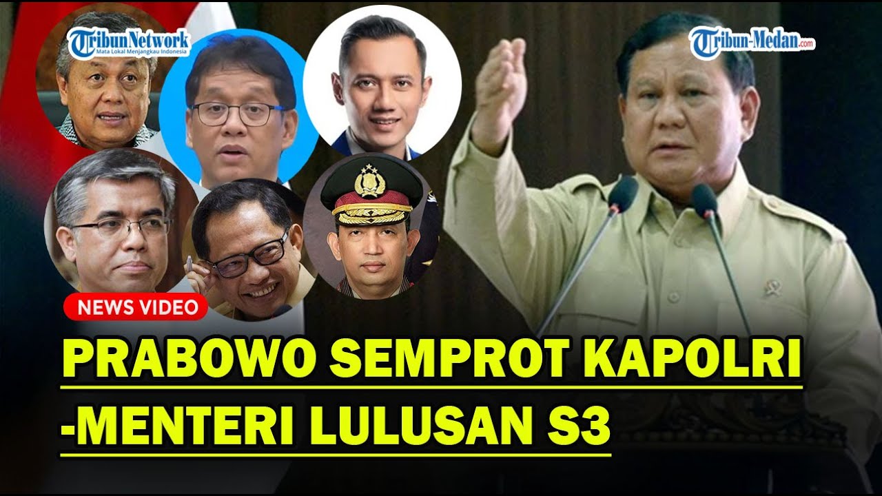 PRABOWO Semprot Kapolri-Menteri Lulusan S3, Tak Bisa Perbaiki Sistem❓