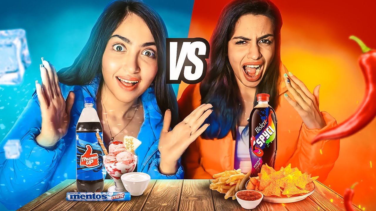 Playing Instagram Ad Games | Hot & Cold Challenge 🔥❄️