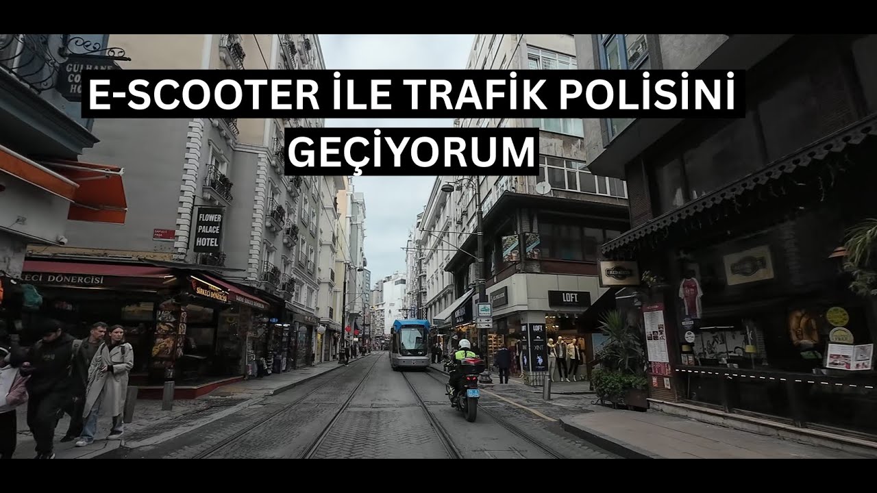 Escooter ile Trafik Polisini geçiyorum ! | Vlog