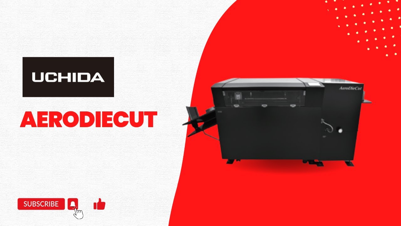 UCHIDA Aerodiecut | die cutter for short-run digital print finishing | Afra International dmcc