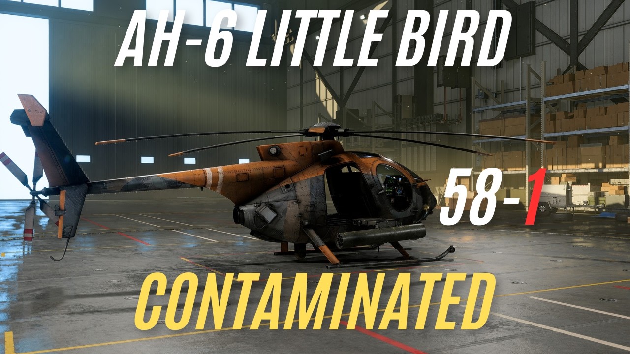 58-1 AH-6 Little Bird Contaminated BF6