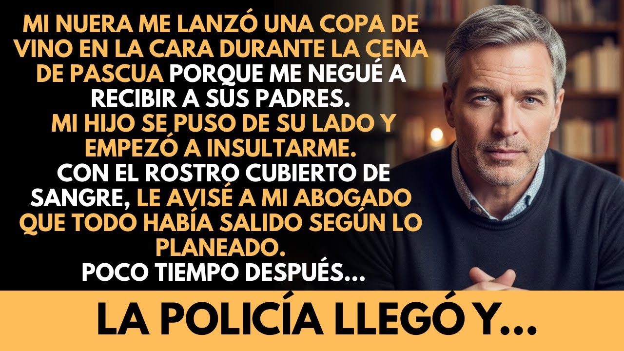 Mi hijo gritó: “¡Eres egoísta!” y mi nuera me lanzó vino en la cara, llamé a mi abogado y entonces…