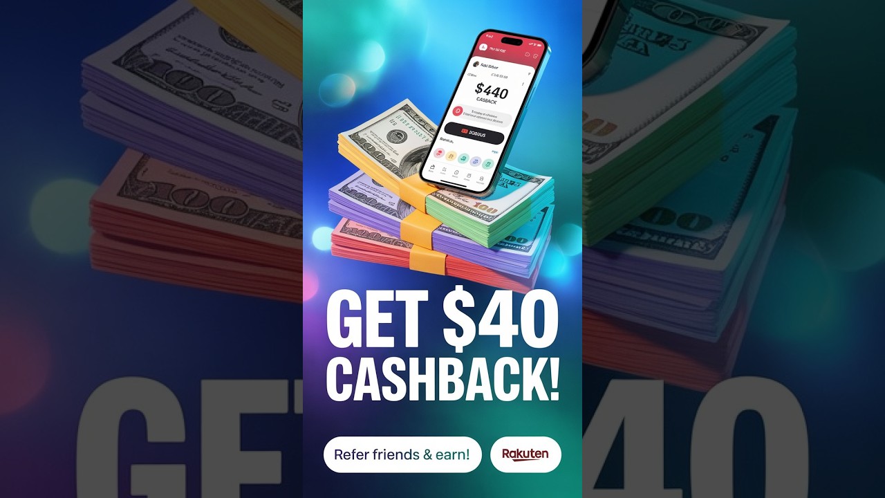 Rakuten Referral Bonus $40 | Sign Up Bonus | Refer a Friend