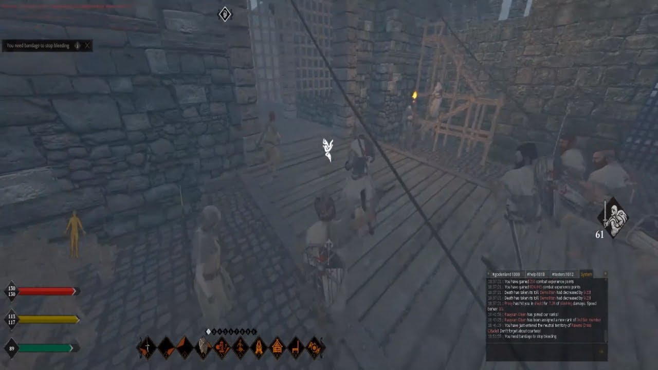 Life is Feudal MMO Two hour battle at Iron Will and Ravens Cross Citadel