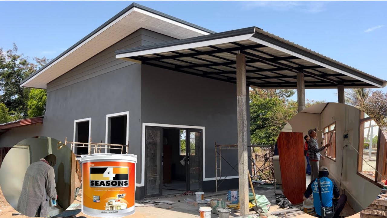 ชื้อสีเข้ามาให้ช่างเพิ่มอีก1ถัง