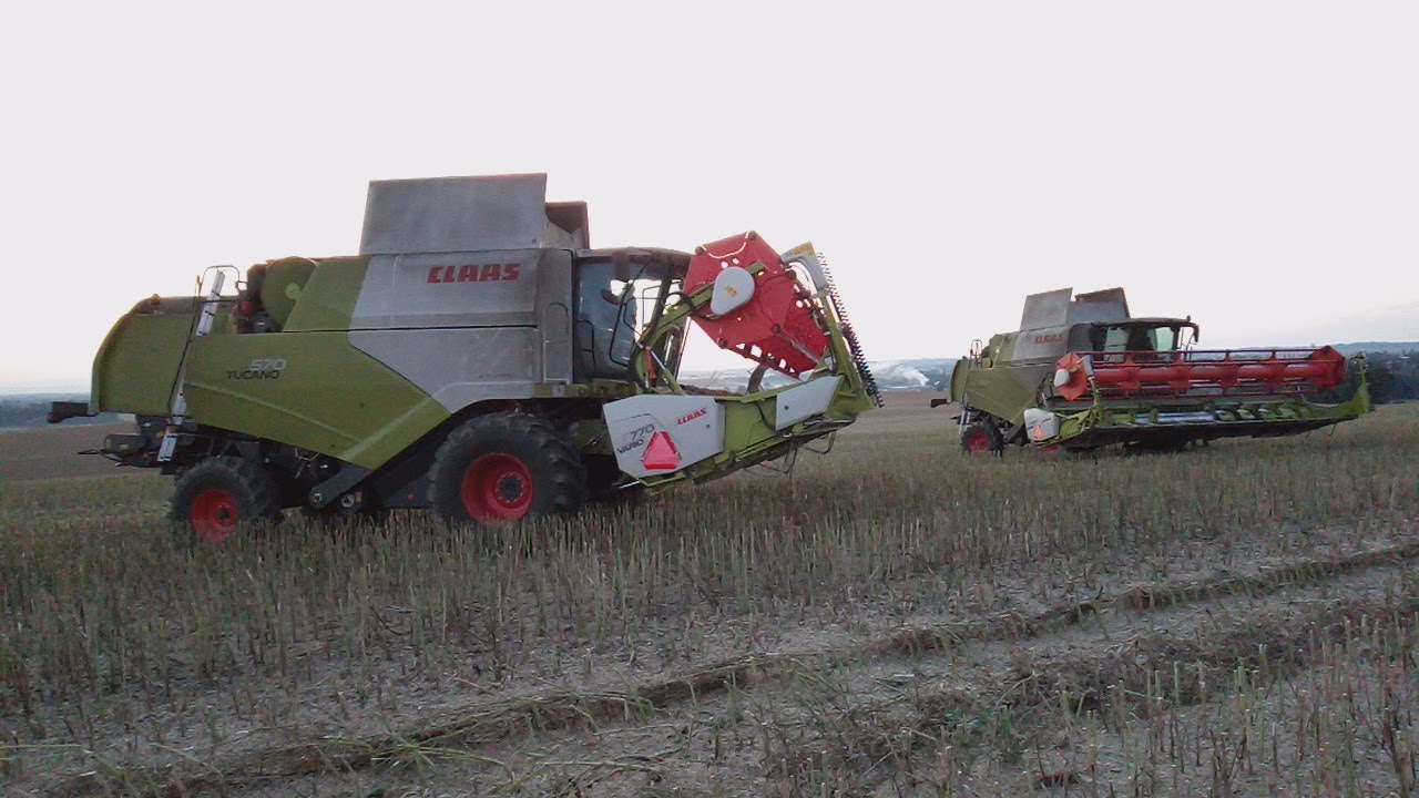 žně 2022 /sklizeň řepky /2x CLAAS TUCANO 570 /NEW HOLLAND T7.235 AC /2x ZETOR FORTERRA /UMEGA SPC 14