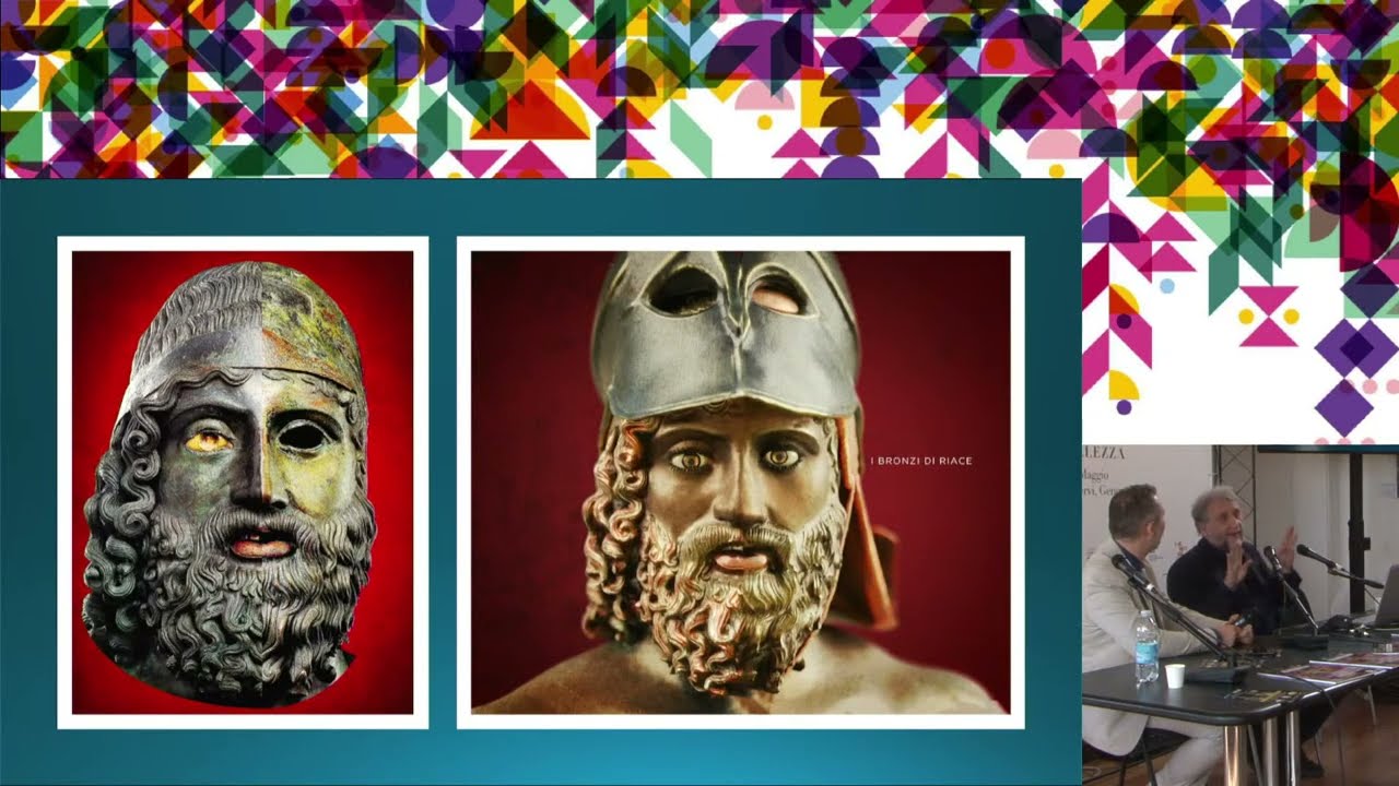 I Bronzi di Riace ad Euroflora 2022, con Daniele Castrizio