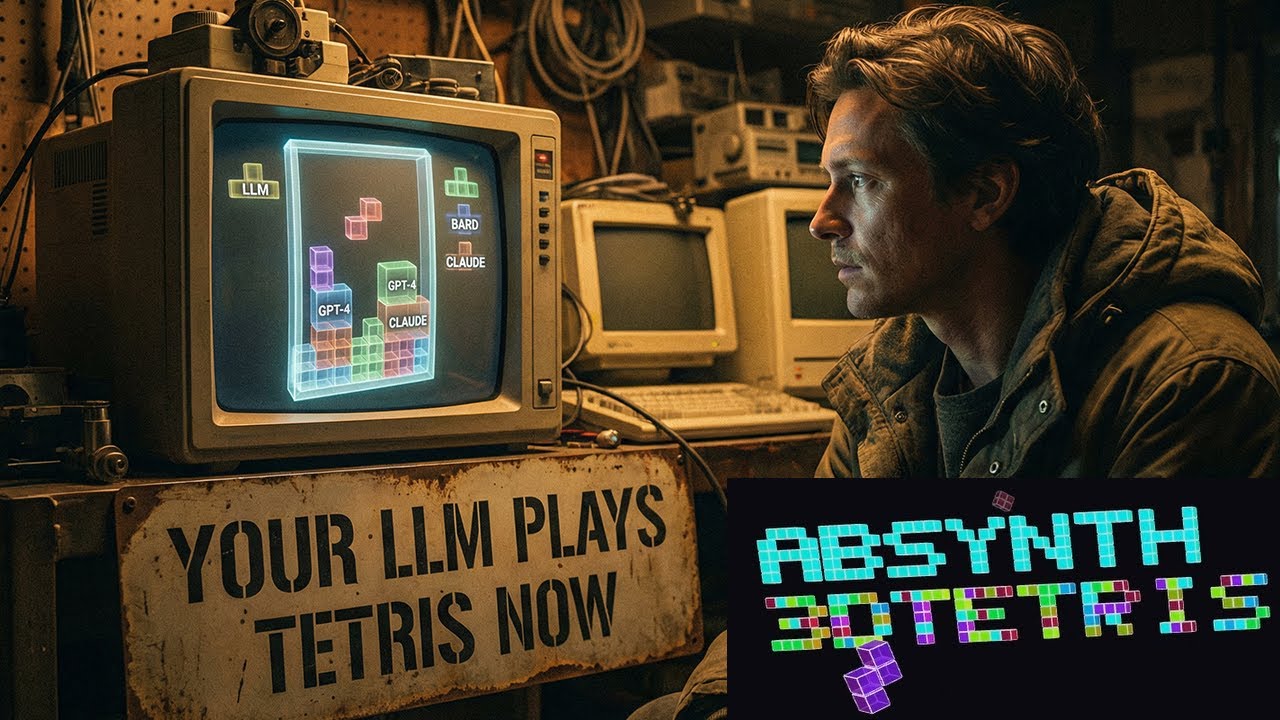 ABSYNTH 3D-TETRIS Your Local LLM can now play Tetris! #llm #tetris #ai