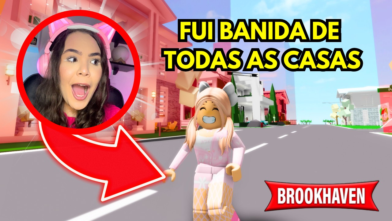 FINGINDO SER FOFA e ZOANDO a CASA DAS PESSOAS no BROOKHAVEN!