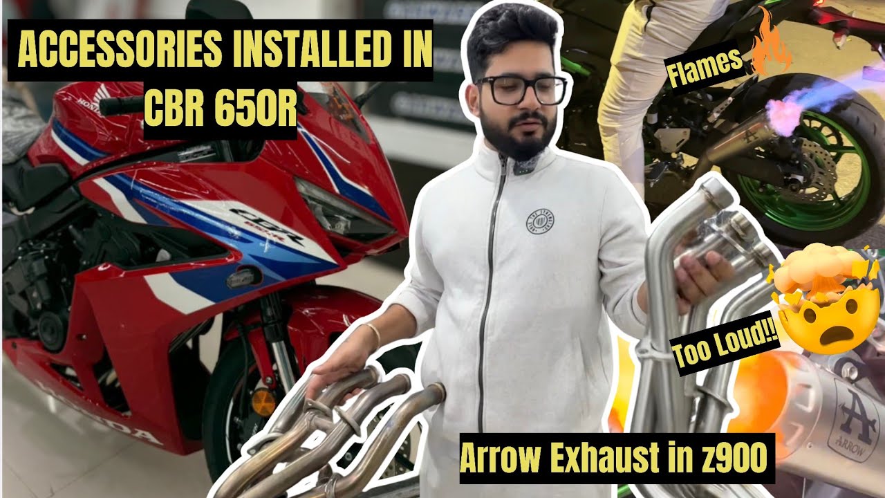 Too Loud🤯 Upgrade!  IXIL Headers Installation on Z900 &  My CBR650R Protection Mods🔥