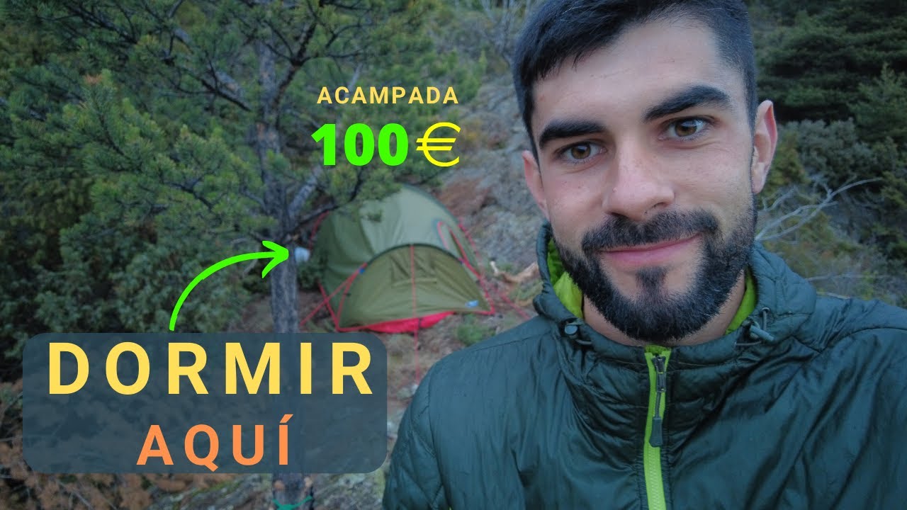 ACAMPADA en el BOSQUE , LLUVIA y animales SALVAJES.  PARTE 1