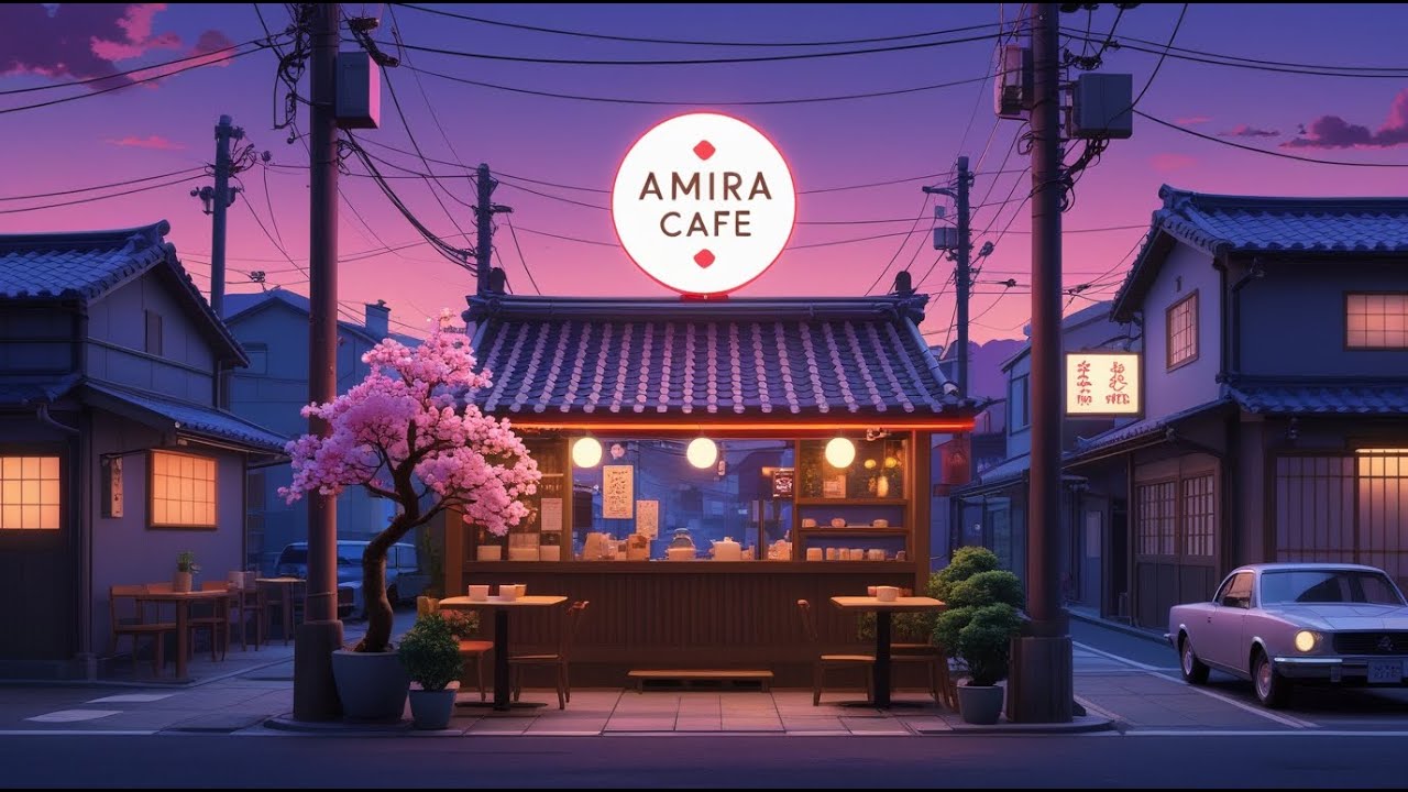 Rainy Day Vibes in a 90s Coffee Shop ☕ Lofi Chillhop Playlist for Calm Focus & Work