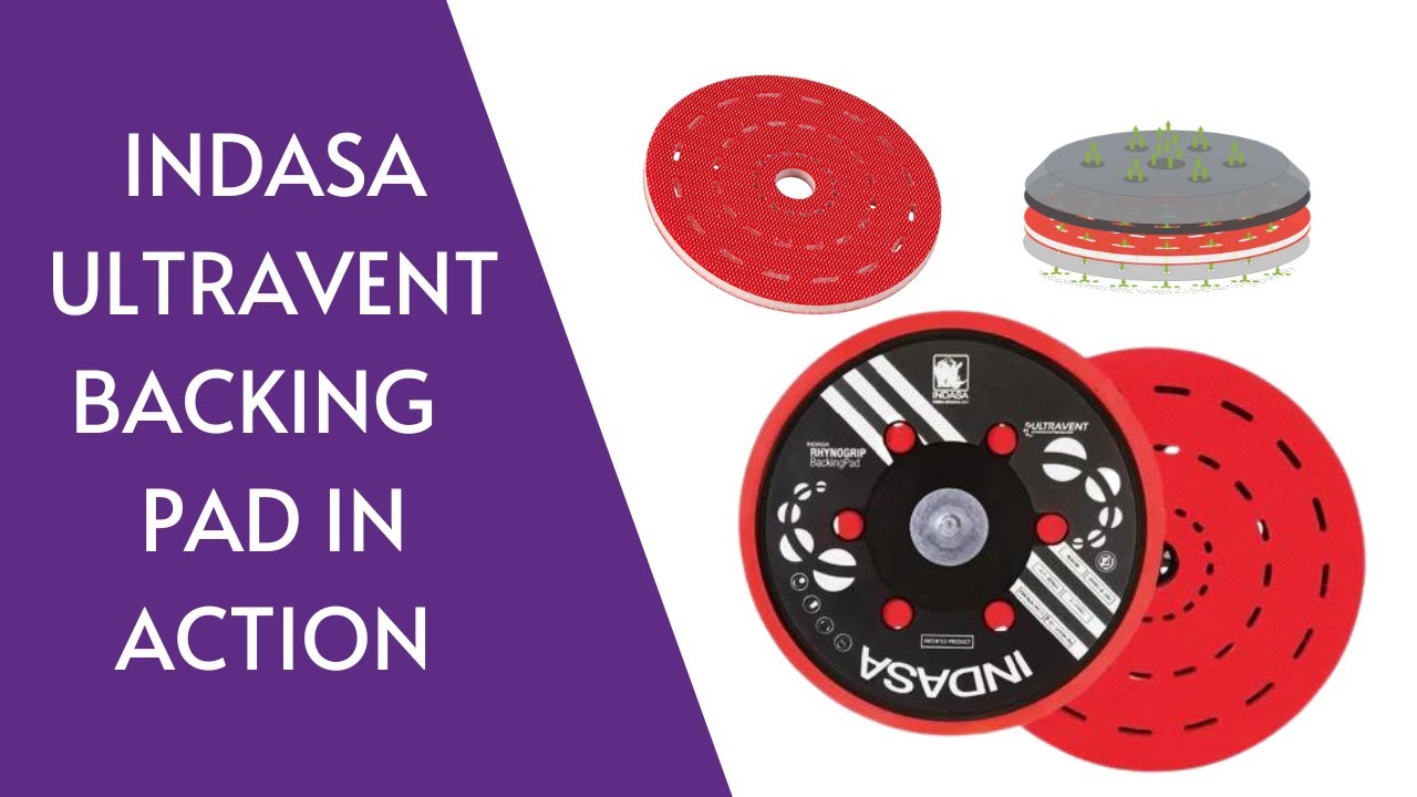 Indasa Ultravent Backing Pad - Maximum Efficiency