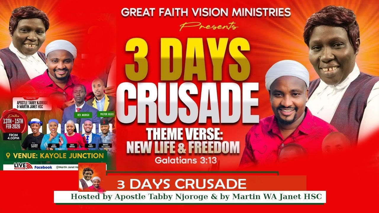 GREAT FAITH VISION MINISTRIES:3DAYS MEGA CRUSADE