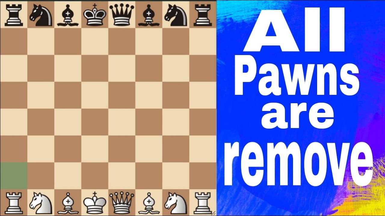 All Pawns Removed – Pure Piece Chess Battle! || No Pawns Chess Challenge – Strategy Only!