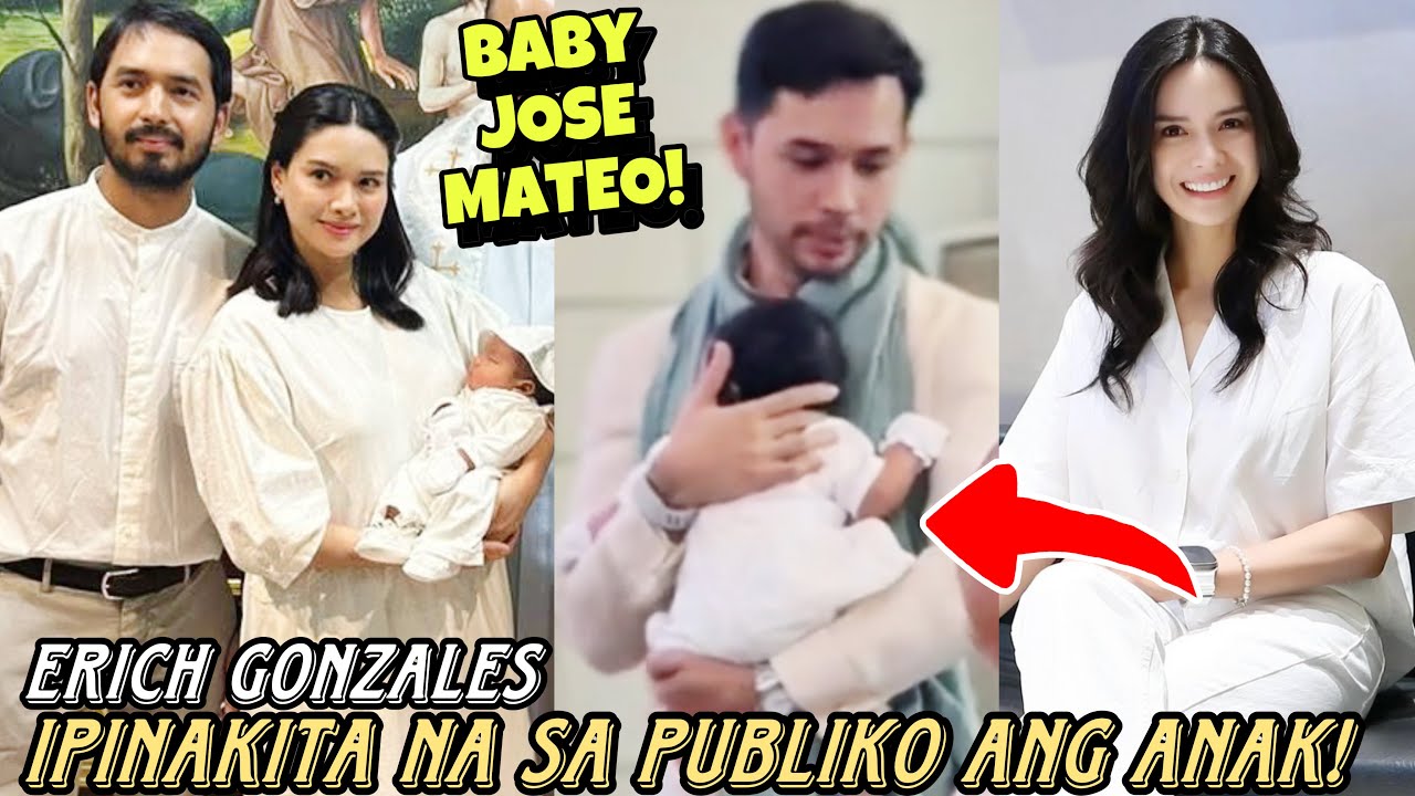ERICH GONZALES IPINAKITA NA SA PUBLIKO ANG KANYANG ANAK NA SI BABY JOSE MATEO LORENZO 😍 ANG GWAPO!