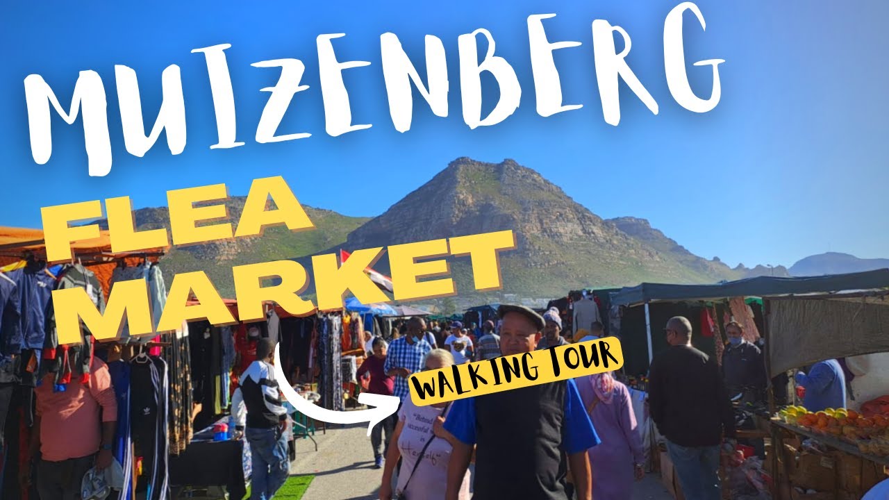 Muizenberg Flea Market | Walking Tour Cape Town 4k