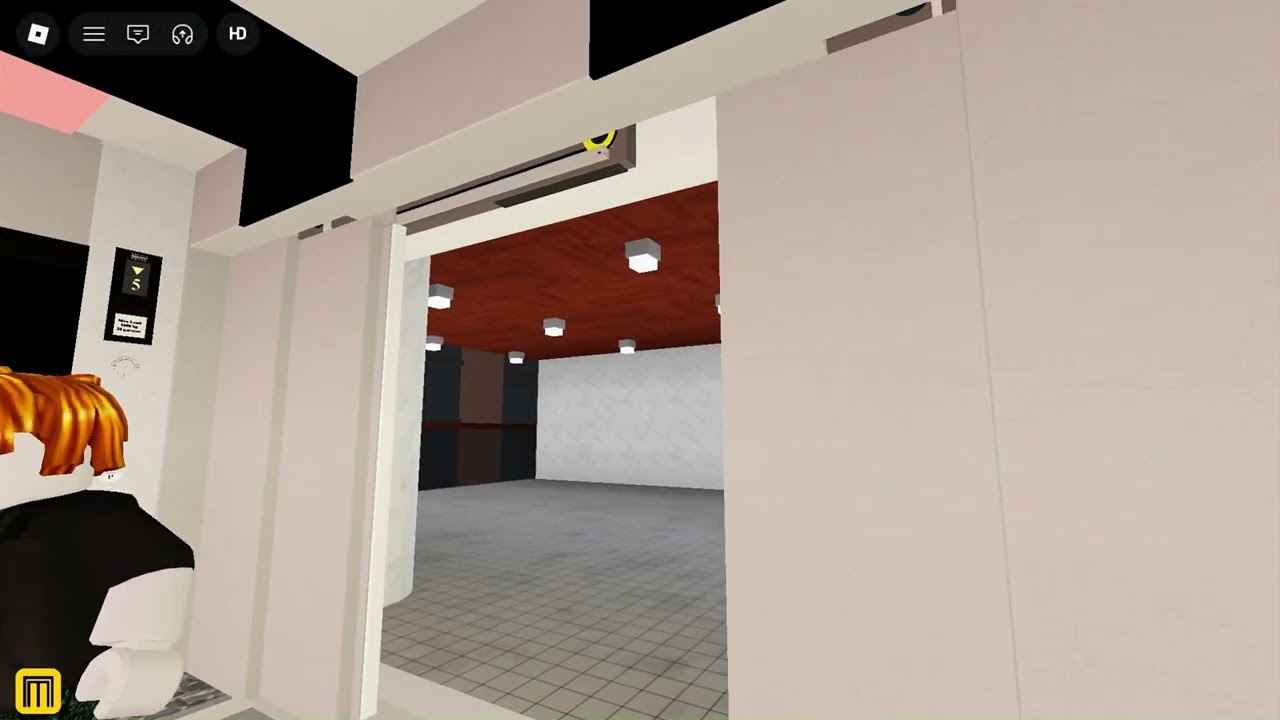 (4K Compatible) Taking the Kone Delta Service Elevator at Infinity Parking Garage on Roblox