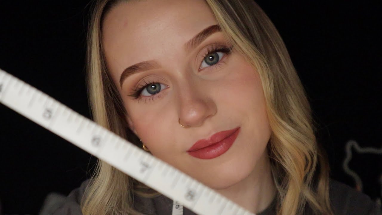 ASMR Detailed Measurements Of Your Face | Personal Attention, Whispered