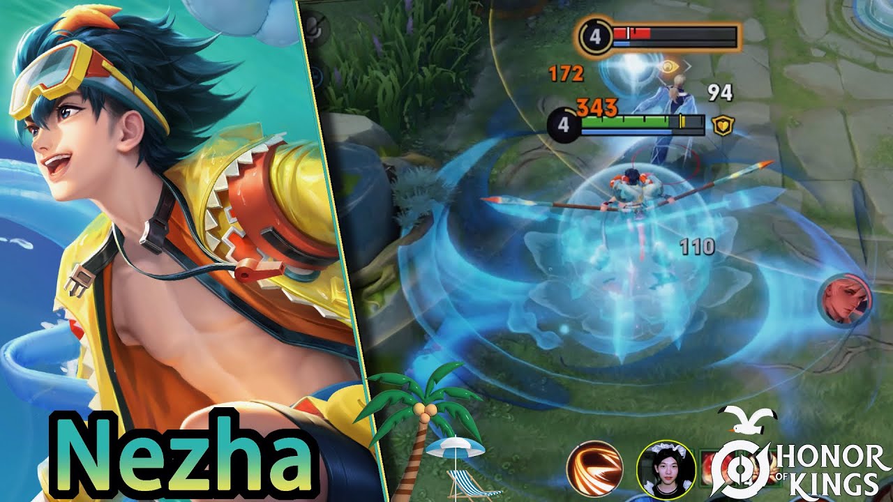Honor of Kings（Nezha）How to play Nezha?｜Como jogar Nezha?