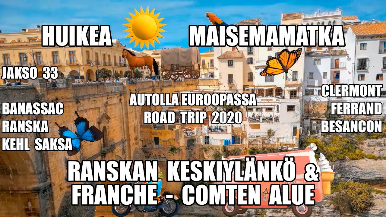 Autolla Euroopassa Road Trip Matkakoti-Kotimatka Banassac Ranska -Kehl Saksa Jakso 33