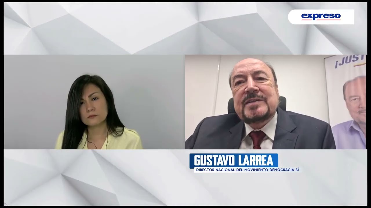 Gustavo Larrea: “Es necesario construir una vía democrática distinta al autoritarismo”
