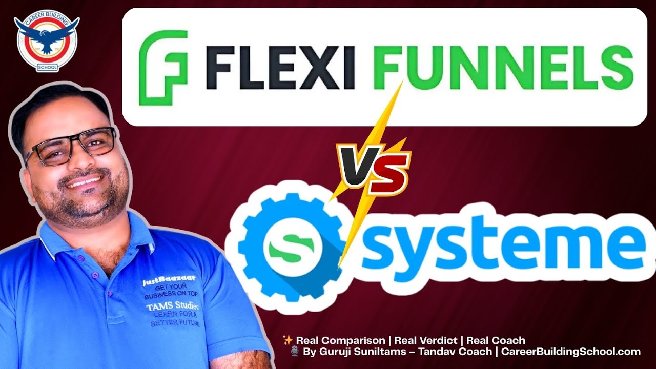 FlexiFunnels vs Systeme.io 🚀 Funnel Builder + Email + LMS | Honest Comparison & Review