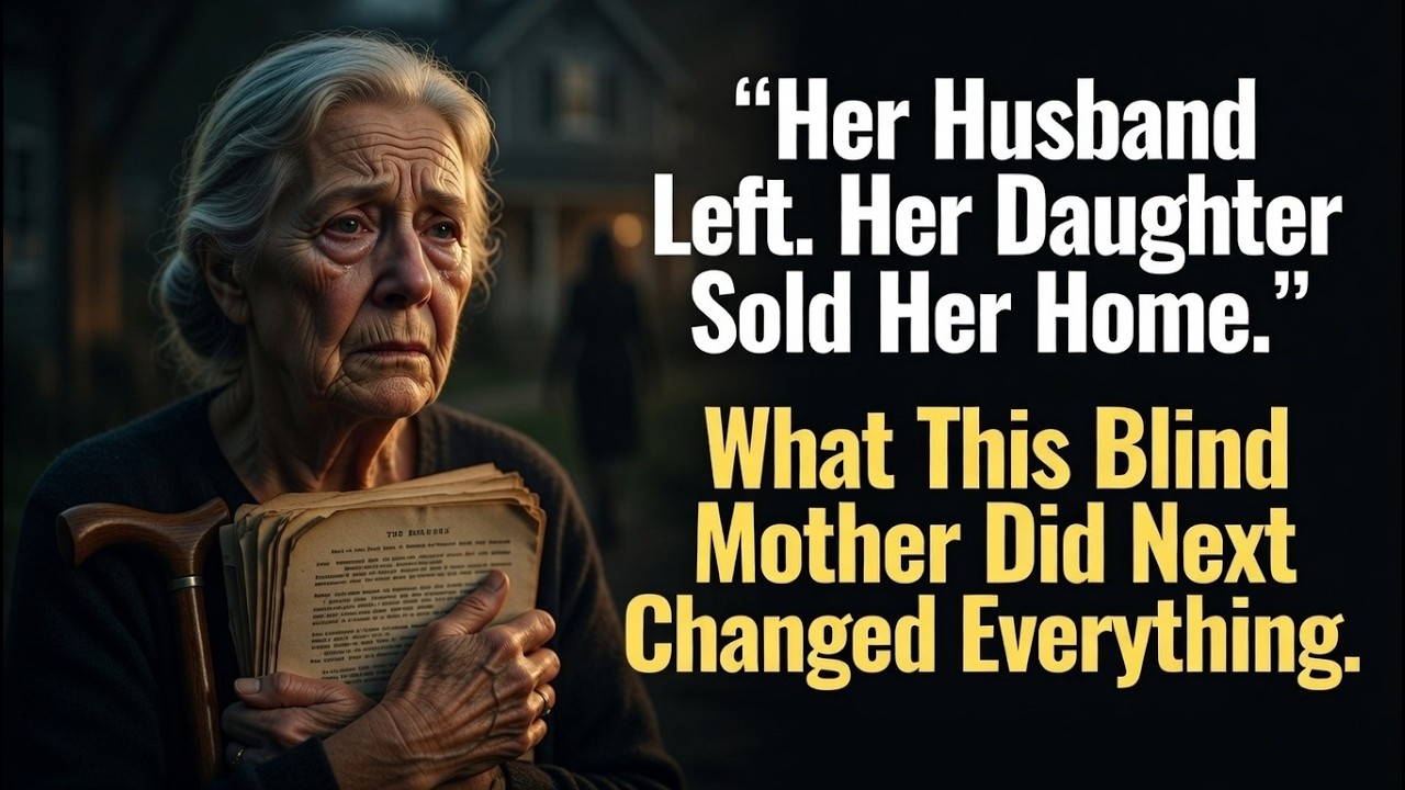Her Husband Left. Her Daughter Sold Her Home. What This Blind Mother Did Next Changed Everything.