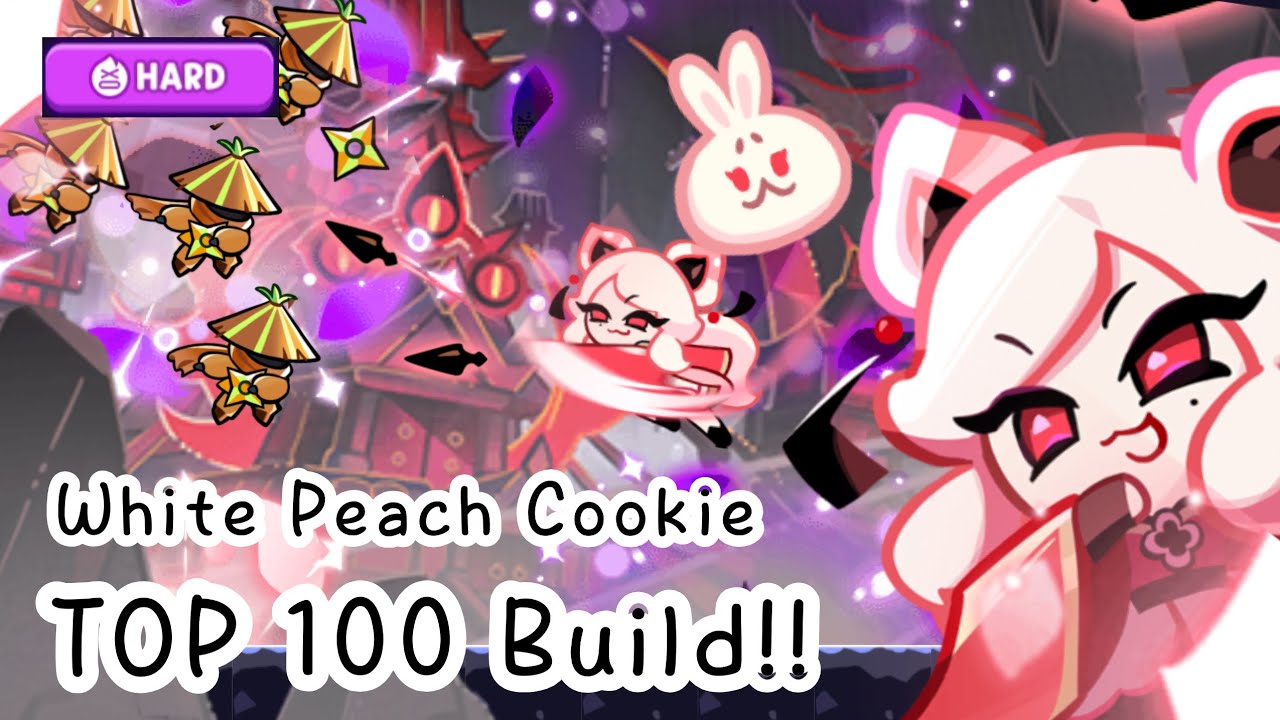 [CR:OB] White Peach Cookie Hard Mode T100 Guide From a Noob OvenBreak Player
