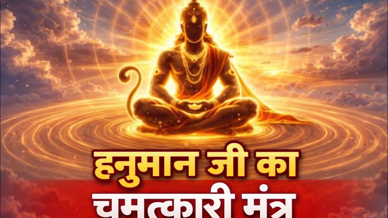 Manojavam Marut Tulya Vegam | मनोजवं मारुत तुल्य वेगम् |Powerful Hanuman Mantra|Calm Classical Music