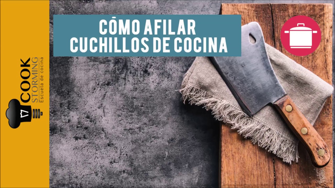 Cómo afilar cuchillos de cocina