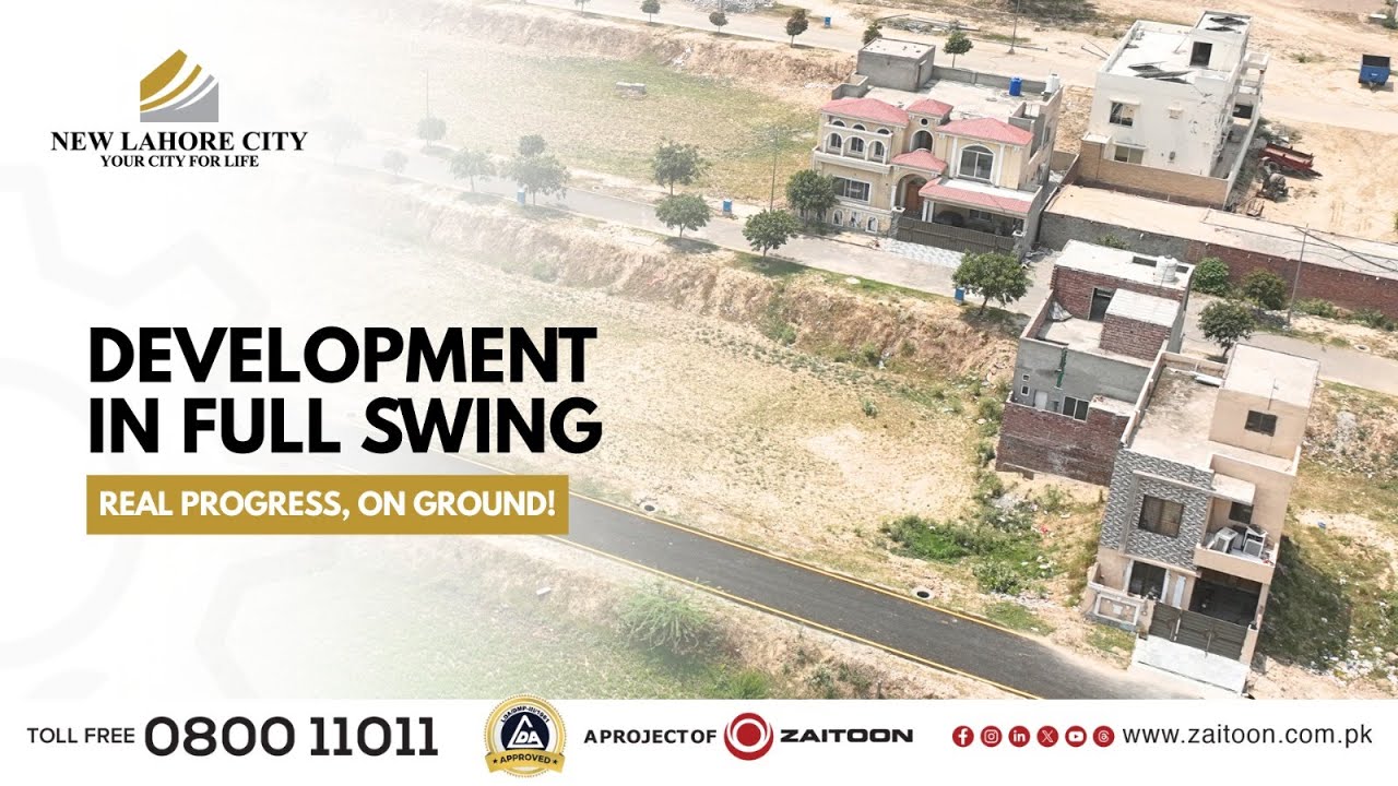 Phase 4 Development in Full Swing at New Lahore City!