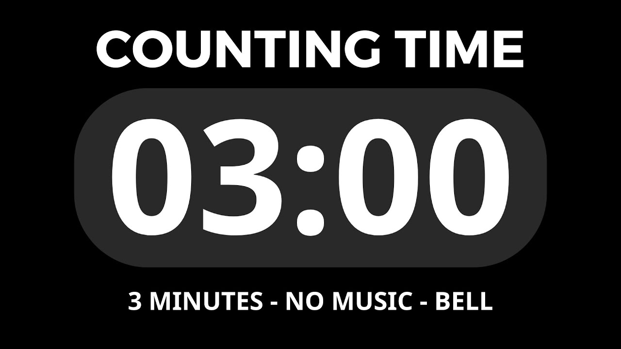 COUNTING TIMER | 3 MINUTES | @cinderella12h
