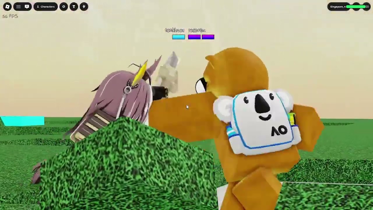 hacker in ranks (raw footage)