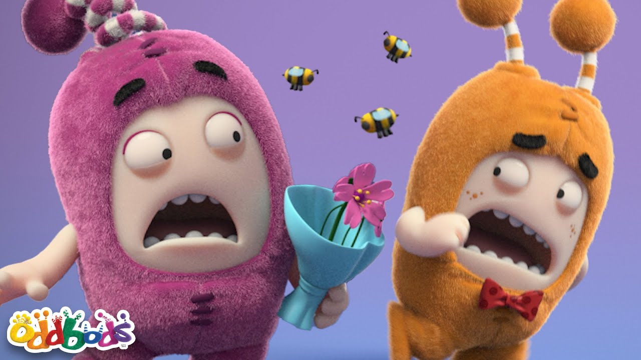 Big Bumble Bee Trouble! | 4 HOURS! | BEST Oddbods Full Episode Marathon |  Funny Cartoons