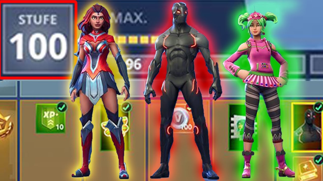 Battle Pass LvL 100 | Alle Skins & Belohnungen der Season 4 | Fortnite Battle Royale