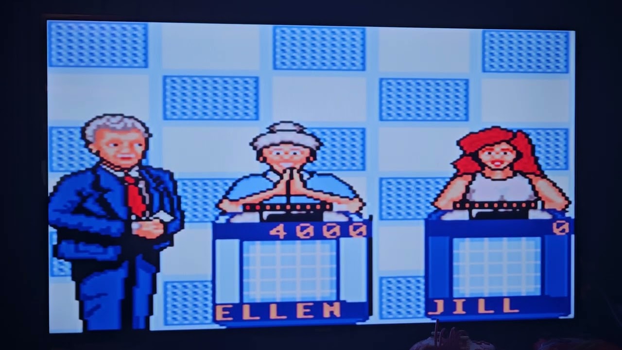 I play as Aunt Ellen on Jeopardy! for the Sega Game Gear