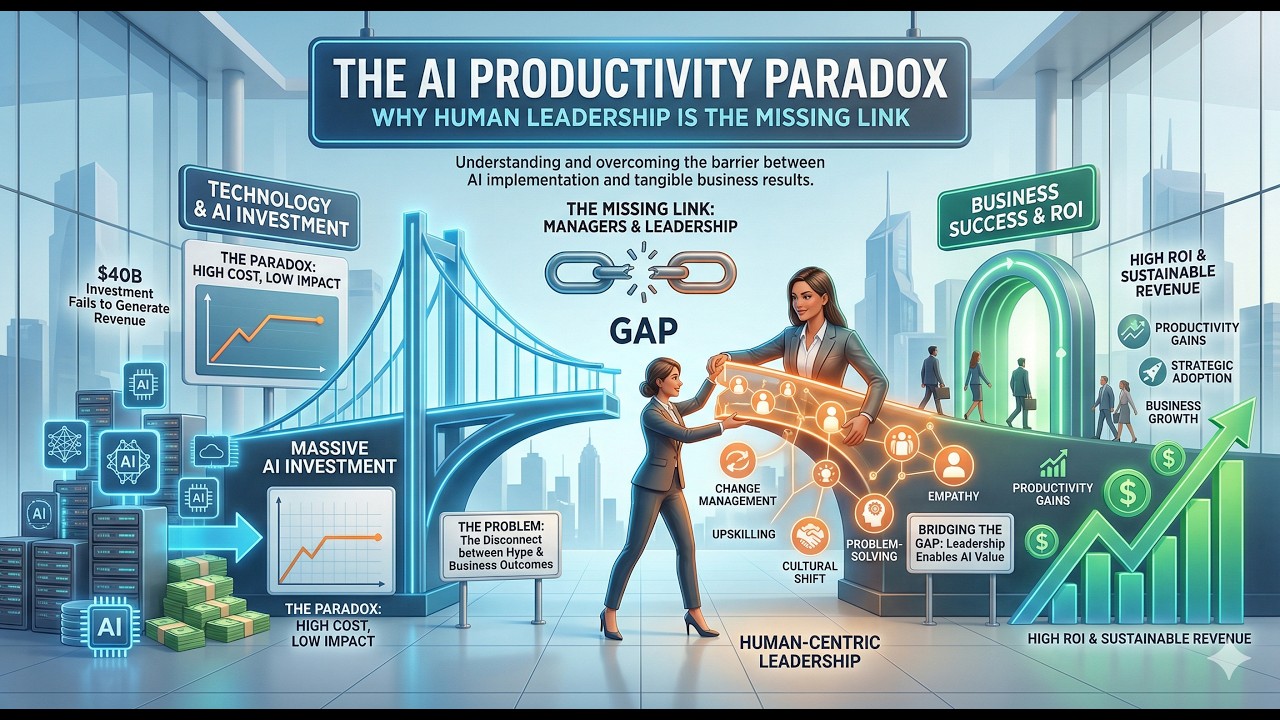 The AI Productivity Paradox: Why Human Leadership is the Missing Link