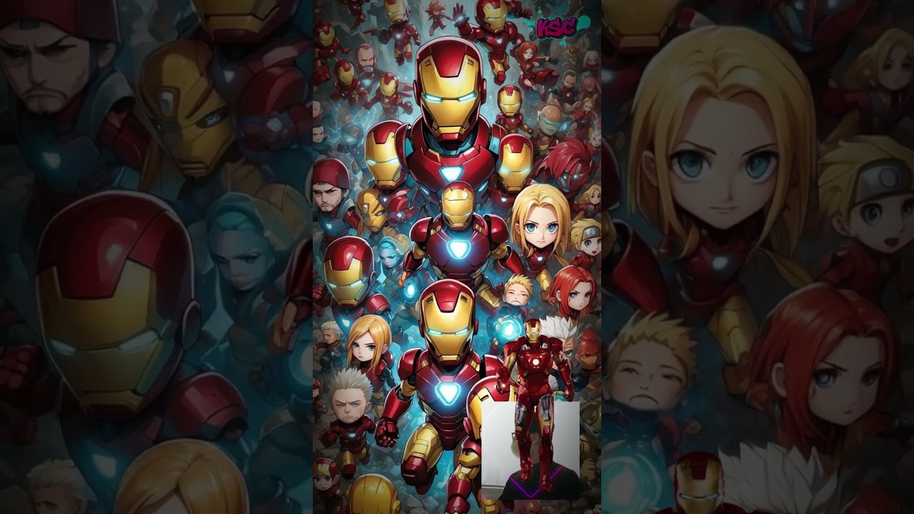 Crowded Chibi Superheroes 💥 #shorts #animation #cartoon