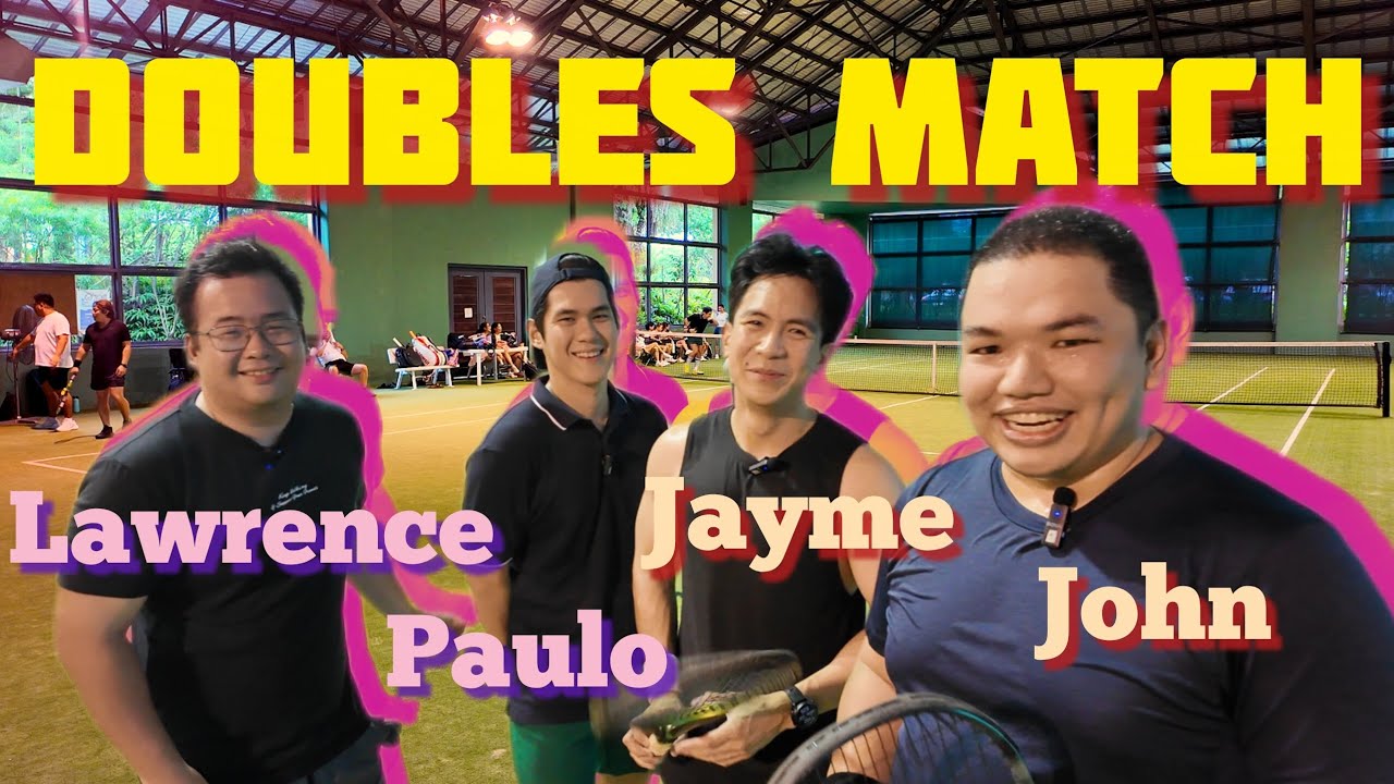 Doubles Match at Ayala Westgrove feat. Lawrence, Paulo, & Jayme