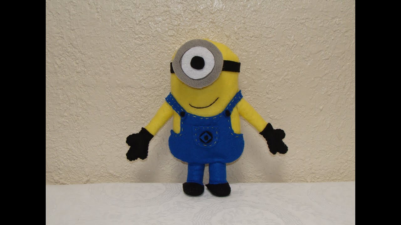 Como hacer MINION en fieltro, manualidades BBarte1
