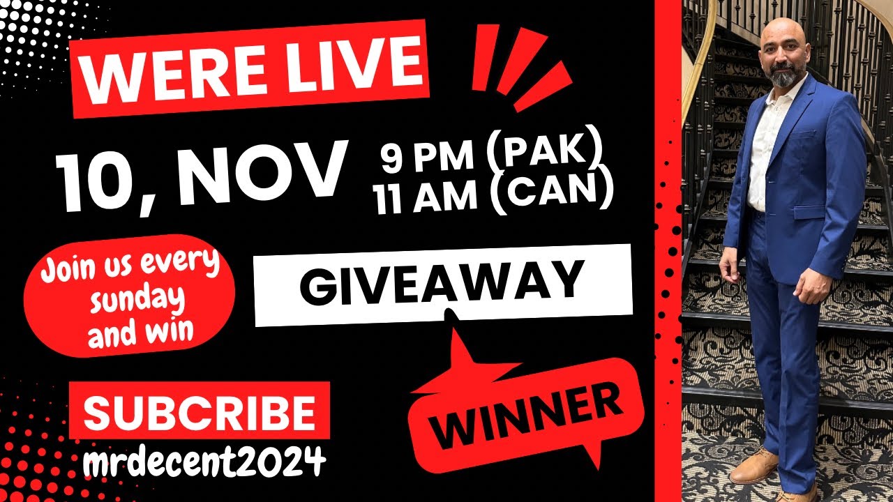 Mr_Decent (Imran) were live on 10 Nov, 2024