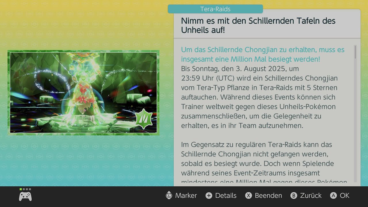POKÉMON Karmesin /5★-Raid - Chongjian