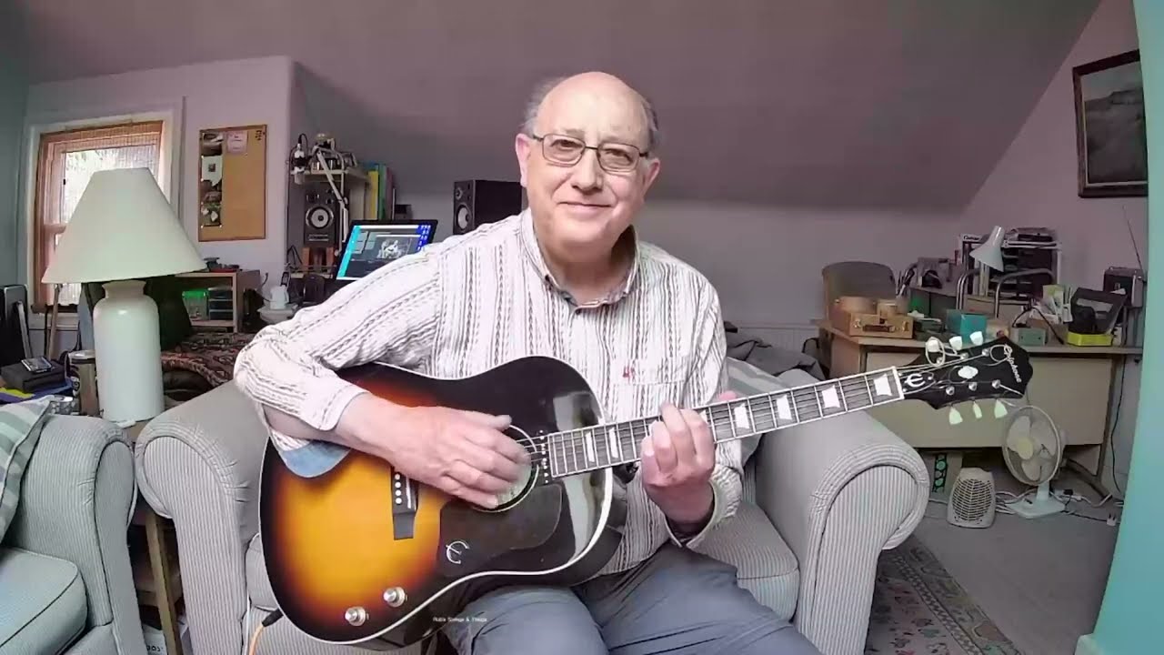 Review and tones of the Epiphone EJ-160E- Epiphone's copy of Gibson's J-160E beloved by the Beatles