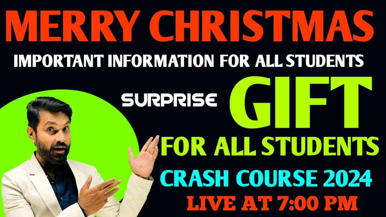 100 K SUBSCRIBERS| MERRY CHRISTMAS| CRASH COURSE OFFER| CLASS 12 NEW BATCH| MISSION 90