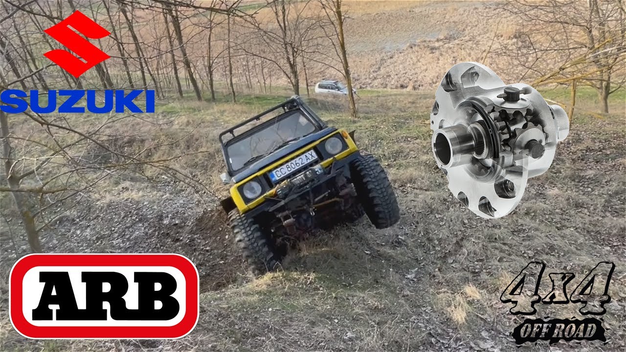 SUZUKI SAMURAI LJ70 AXLE WITH LOCKERS FROND AND REAR. TEST.